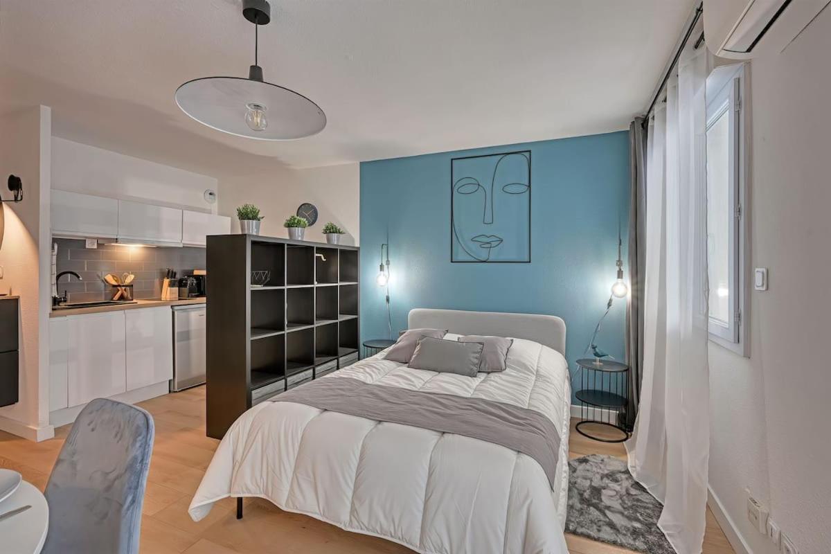 063 - Studio Didion, Centre Gare St Roch, Clim, Balcon,4Pers Montpellier Exterior foto