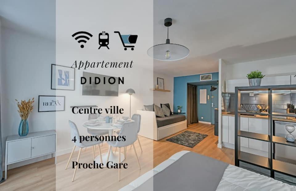 063 - Studio Didion, Centre Gare St Roch, Clim, Balcon,4Pers Montpellier Exterior foto